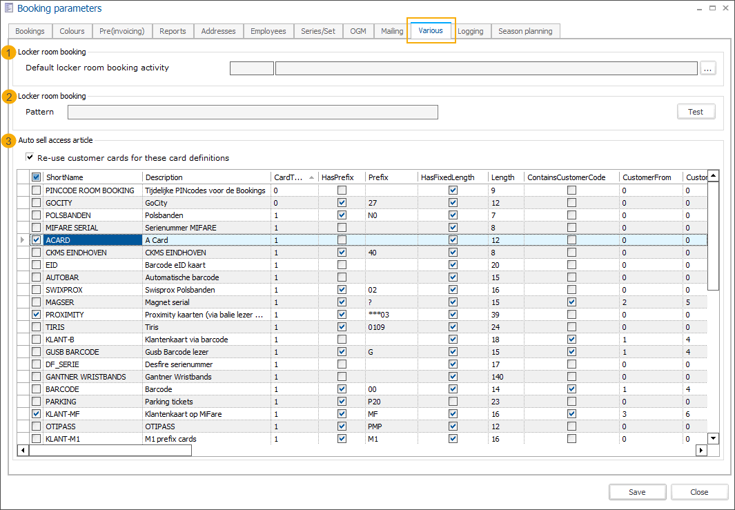 FacilityBookings_Parameters_tabVarious.png